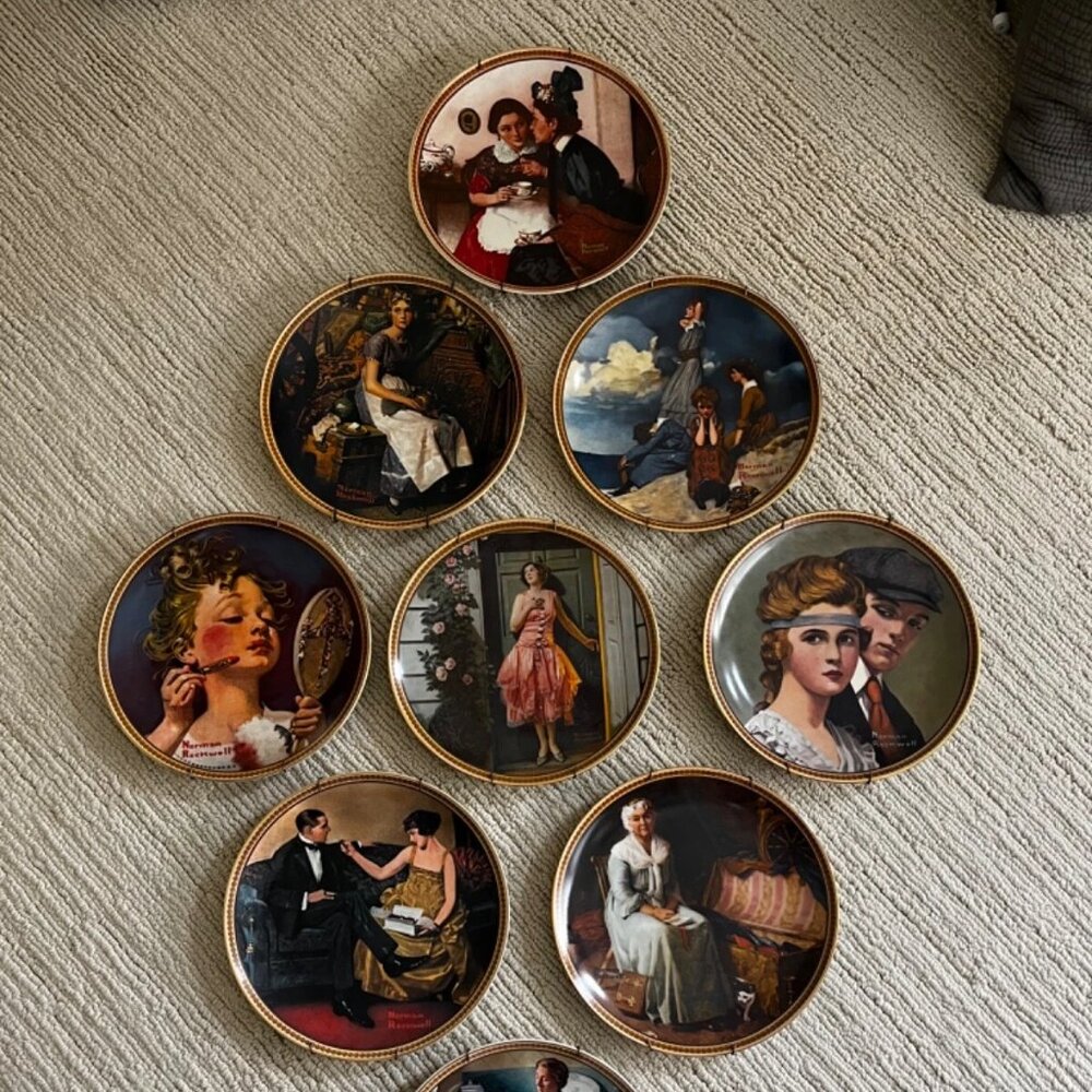 Norman Rockwell’s Rediscovered Women Plate Collection